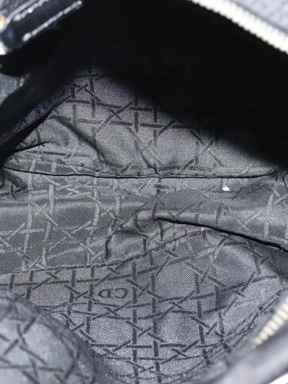 Christian Dior Shoulder Bag Nylon Black Auth bs24209 - Picture 10 of 15